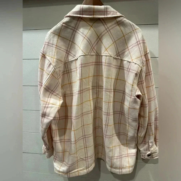 HFX Cream/ Pink Fall Shaket- size Medium - Picture 5 of 6